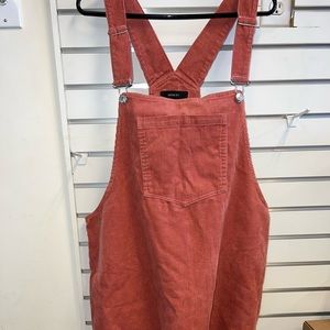Forever 21 Cordaroy Overall Dress